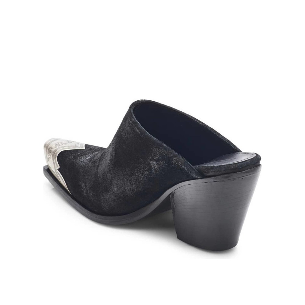 Free People Brayden Western Mule in Black